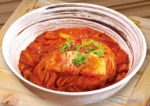 김치비빔냉면