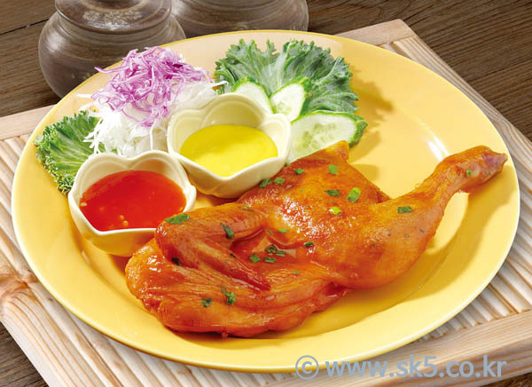 바베큐치킨반마리