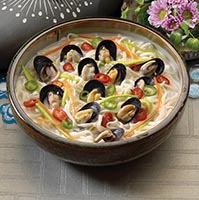 홍합칼국수